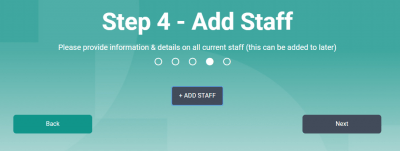 Step 4 – Add Staff