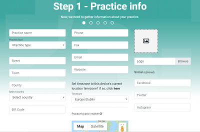 Step 1 – Practice Information